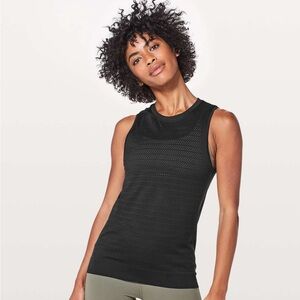 Lululemon Breeze By Muscle Tank Squad Black 14